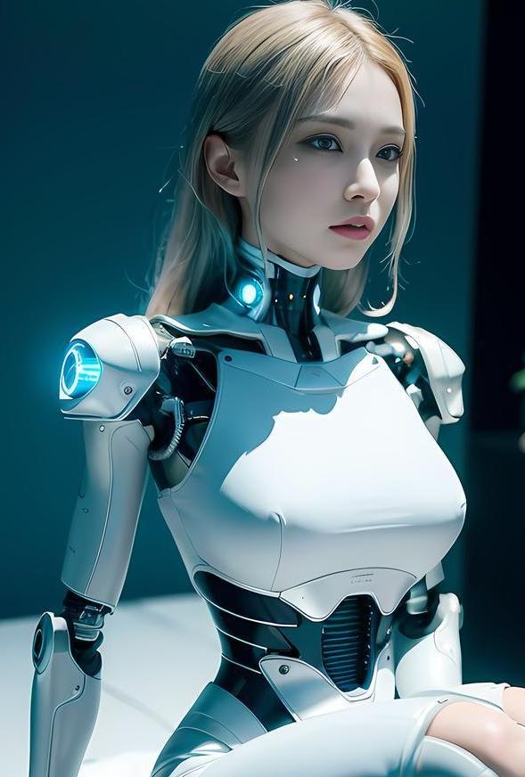 中国第一个机器人美女图片