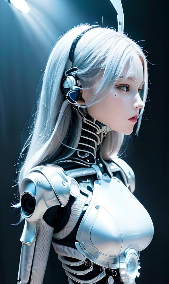 中国第一个机器人美女图片