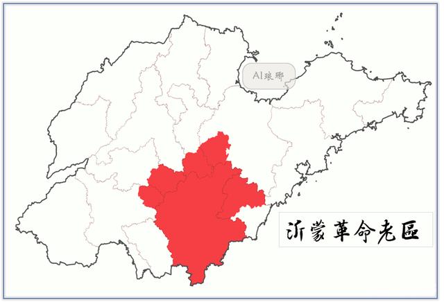 山东省沂蒙山区地图图片