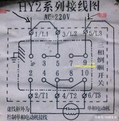 疏通机倒顺开关详解图图片