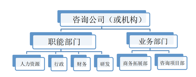 咨询公司架构图大体上如下图所示:管理咨询公司的组织架构相对其他