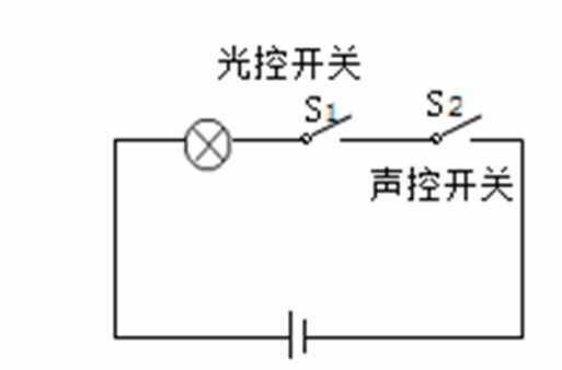 led声光控灯电路图图片